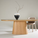 Jídelní stůl, Castor, přírodní barva, 200 x 90