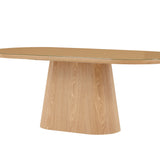 Jídelní stůl, Castor, přírodní barva, 200 x 90