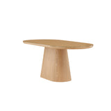 Jídelní stůl, Castor, přírodní barva, 200 x 90