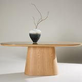 Jídelní stůl, Castor, přírodní barva, 200 x 90