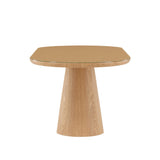 Jídelní stůl, Castor, přírodní barva, 200 x 90