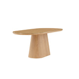 Jídelní stůl, Castor, přírodní barva, 200 x 90