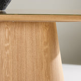 Jídelní stůl, Castor, přírodní barva, 200 x 90