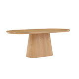 Jídelní stůl, Castor, přírodní barva, 200 x 90