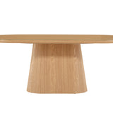 Jídelní stůl, Castor, přírodní barva, 200 x 90