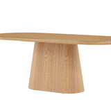 Jídelní stůl, Castor, přírodní barva, 200 x 90