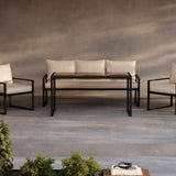 Sedací souprava Catania - černá/béžová