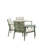 Sedací souprava Mazzaro - zelená / béžová