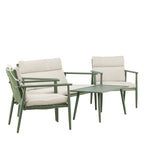 Sedací souprava Mazzaro - zelená / béžová