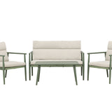 Sedací souprava Mazzaro - zelená / béžová