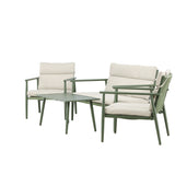 Sedací souprava Mazzaro - zelená / béžová