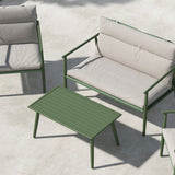 Sedací souprava Mazzaro - zelená / béžová