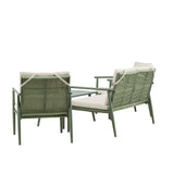 Sedací souprava Mazzaro - zelená / béžová