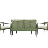 Sedací souprava Mazzaro - zelená / béžová