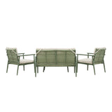 Sedací souprava Mazzaro - zelená / béžová