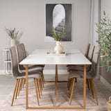 Palace Matbord - Ek-look / Vit - 240*100*H75 +Windu Lyx Ersätts med 29908-440 _6