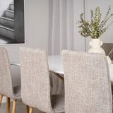 Palace Matbord - Ek-look / Vit - 240*100*H75 +Windu Lyx Ersätts med 29908-440 _6