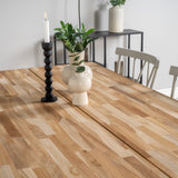 Cirebon Jídelní stůl 200*90cm - Teak / White+Mariette Pinnstol - Ljusgrå_6