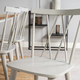 Cirebon Jídelní stůl 200*90cm - Teak / White+Mariette Pinnstol - Ljusgrå_6