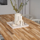 Cirebon Jídelní stůl 200*90cm - Teak / White+Bobby Pinnstol - Ljusgrå _6