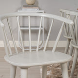 Cirebon Jídelní stůl 200*90cm - Teak / White+Bobby Pinnstol - Ljusgrå _6