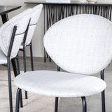 Jídelní stůl Dipp - 180*90cm - Černá dýha / celé černé nohy + Jídelní stůl Vault