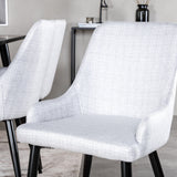 Dipp Jídelní stůl - 180*90cm - Černá dýha / celé černé nohy +Plaza Jídelní cha