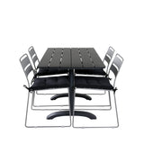 Denver 70*120 Black/Black+Lina Jídelní židle - Grey_4