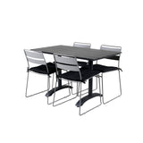 Denver 70*120 Black/Black+Lina Jídelní židle - Grey_4