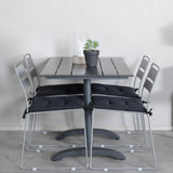 Denver 70*120 Black/Black+Lina Jídelní židle - Grey_4