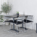 Denver 70*120 Black/Black+Lina Jídelní židle - Grey_4