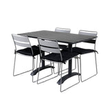 Denver 70*120 Black/Black+Lina Jídelní židle - Grey_4