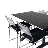 Denver 70*120 Black/Black+Lina Jídelní židle - Grey_4