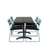 Denver 70*120 Black/Black+Lina Jídelní židle - Green_4