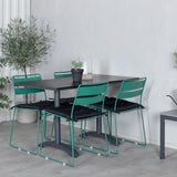 Denver 70*120 Black/Black+Lina Jídelní židle - Green_4