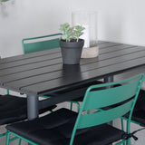 Denver 70*120 Black/Black+Lina Jídelní židle - Green_4