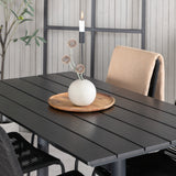 Stohovací křeslo Denver 70*120 Black/Black+Lindos - Black Alu / Black Rope_4