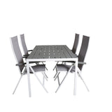 Break Table 150*90 - White/Grey+Albany Light 5ti pólový bílý alu / Grey Textilene_4