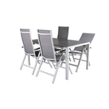 Break Table 150*90 - White/Grey+Albany Light 5ti pólový bílý alu / Grey Textilene_4