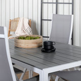 Break Table 150*90 - White/Grey+Albany Light 5ti pólový bílý alu / Grey Textilene_4