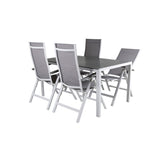 Break Table 150*90 - White/Grey+Albany Light 5ti pólový bílý alu / Grey Textilene_4