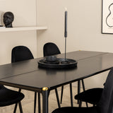 Jídelní stůl Pelle , Černá černá Černá+Polar jídelní židle , Černé nohy Black Velvet (ers√§tter 19902,888)_6