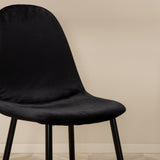 Jídelní stůl Pelle , Černá černá Černá+Polar jídelní židle , Černé nohy Black Velvet (ers√§tter 19902,888)_6