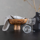 Jídelní stůl Copenhagen – černá / černá dýha + jídelní židle Polar – černé nohy – černá látka _4