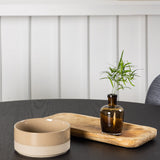 Bootcut kulatý jídelní stůl - černá / černá Fanéer + jídelní židle Polly - černá / černá _4