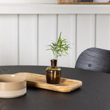 Bootcut kulatý jídelní stůl - černá / černá Fanéer + jídelní židle Polly - černá / černá _4