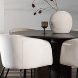OliviaJídelní stůl-Mocca/MoccaVeneer+BeritChair-Black/BeigeVelvet_4