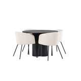 OliviaJídelní stůl-Černá/BlackVeneer+BeritChair-Černá/BéžováVelvet_4