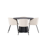 OliviaJídelní stůl-Černá/BlackVeneer+BeritChair-Černá/BéžováVelvet_4