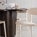OliviaJídelní stůl-Mocca/MoccaVeneer+ÅstolJídelní židle-PřírodaWoodplasticcomposite_4